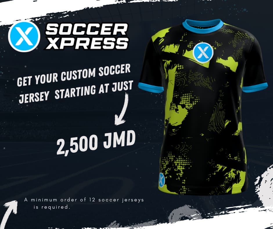 Custom sublimated soccer jersey printed by Soccer Xpress